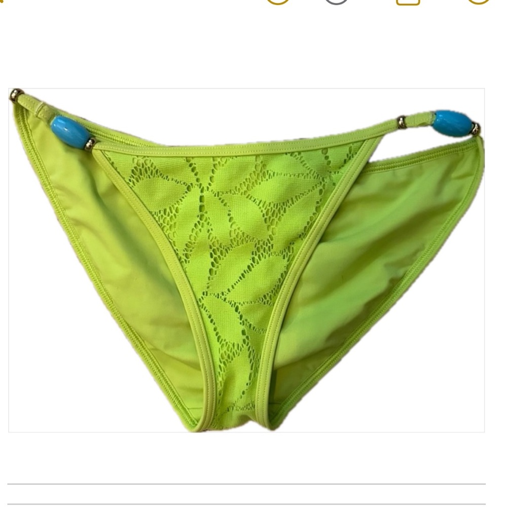 NWOT aerie bikini bottom, lime green size Small